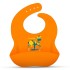 LuvLap Silicone Baby Bib for Feeding & Weaning Babies & Toddlers, Waterproof, Washable & Reusable, Non Messy Easy Cleaning, No Bad Odour, Adjustable Neckline with Buttons