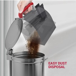 Eureka Forbes SuperVac 1600 Watts Powerful Suction,bagless Vacuum Cleaner with cyclonic Technology,7 Accessories,1 Year Warranty,Compact,Lightweight & Easy to use (Red) 1 Liter HEPA Filter 1 Piece Eureka Forbes SuperVac 1600 Watts Powerful Suction,bagless Vacuum Cleaner with cyclonic Technology,7 Accessories,1 Year Warranty,Compact,Lightweight & Easy to use (Red) 1 Liter HEPA Filter 1 Piece