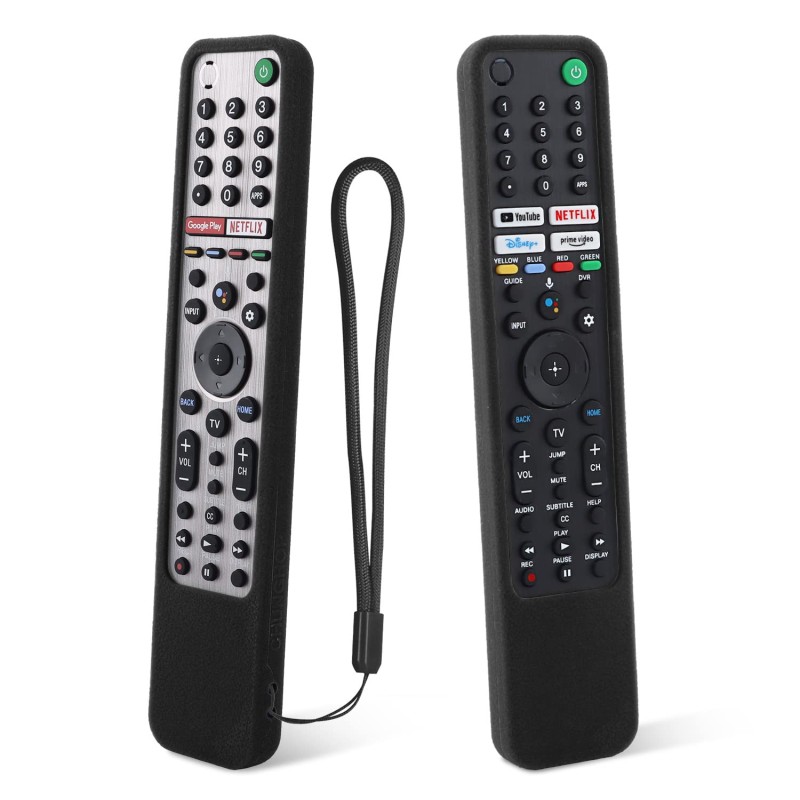 1PCS Remote Cover ONLY Designed for Sony Smart Remote Control RMF-TX600U RMF-TX500U RMF-TX520E RMF-TX621E RMF-TX600E, chmy Silicone Remote Case Washable Shockproof (Black) (Remote NOT Included) 1PCS Remote Cover ONLY Designed for Sony Smart Remote Control RMF-TX600U RMF-TX500U RMF-TX520E RMF-TX621E RMF-TX600E, chmy Silicone Remote Case Washable Shockproof (Black) (Remote NOT Included)