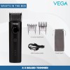 Vega Men X3 Beard Trimmer For Men With Quick Charge, 90 Mins Run-time, Waterproof, For Cord & Cordless Use And 40 Length Settings, (VHTH-24) Black Vega Men X3 Beard Trimmer For Men With Quick Charge, 90 Mins Run-time, Waterproof, For Cord & Cordless Use And 40 Length Settings, (VHTH-24) Black