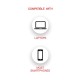 JBL Commercial CSLM30 Auxiliary Omnidirectional Lavalier Microphone with Earphone for Calls, Conferences and Monitoring