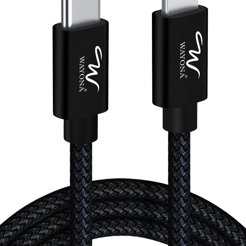 Wayona Type C to Lightning MFI Certified 20W Fast charging Nylon Braided USB C Cable for iPhone 14 Pro, 14 Pro Max, 14, 14 Plus, 13, 13 Pro, 13 Pro Max, 13 Mini, 12, 12 Pro, 11, 11 Pro Max, iPhone 12 Mini (2M, Black) Wayona Type C to Lightning MFI Certified 20W Fast charging Nylon Braided USB C Cable for iPhone 14 Pro, 14 Pro Max, 14, 14 Plus, 13, 13 Pro, 13 Pro Max, 13 Mini, 12, 12 Pro, 11, 11 Pro Max, iPhone 12 Mini (2M, Black)