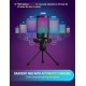 Fifine A6V USB Gaming Condenser Microphone with RGB, Quick Mute, Pop Filter, Shock Mount & Gain Control – Ideal for PC, PS5, Streaming, Discord, Twitch, Podcasts & Videos (Black) Fifine A6V USB Gaming Condenser Microphone with RGB, Quick Mute, Pop Filter, Shock Mount & Gain Control – Ideal for PC, PS5, Streaming, Discord, Twitch, Podcasts & Videos (Black)