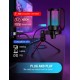 Fifine A6V USB Gaming Condenser Microphone with RGB, Quick Mute, Pop Filter, Shock Mount & Gain Control – Ideal for PC, PS5, Streaming, Discord, Twitch, Podcasts & Videos (Black) Fifine A6V USB Gaming Condenser Microphone with RGB, Quick Mute, Pop Filter, Shock Mount & Gain Control – Ideal for PC, PS5, Streaming, Discord, Twitch, Podcasts & Videos (Black)
