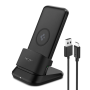 (Refurbished) Spigen Lithium polymer 10000 mAh 3 in 1 Wireless Charging Power Bank with USB-A | USB-C 20W Fast Charging - Black