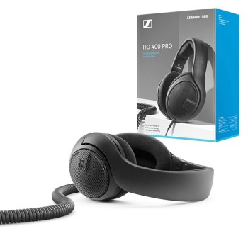 Sennheiser HD?400?PRO Open?Back Professional Studio Headphones?|?Dynamic | Lightweight | Neutral Sound | Detachable Cable | 6.3?mm Adapter | Ideal for Mixing, Mastering, Monitoring & Music Production