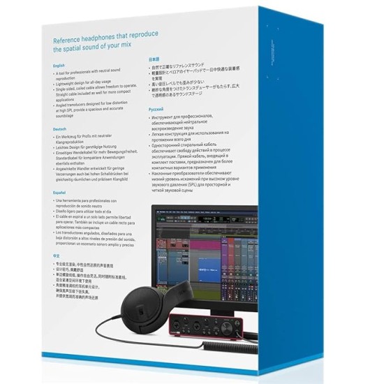 Sennheiser HD 400 PRO Open‑Back Professional Studio Headphones | Dynamic | Lightweight | Neutral Sound | Detachable Cable | 6.3 mm Adapter | Ideal for Mixing, Mastering, Monitoring & Music Production