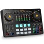 (Refurbished) Audio Interface-Podcast Equipment-MAONO-MaonoCaster-All in One - Portable Podcast production Studio with premium mic preamp for Podcast Recording, Streaming, Youtube, DJ, PC, Smartphone (AME2)