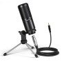(Refurbished) MAONO Au-Pm360Tr Trs Condenser USB Mic For Pc And Youtube Recording, Podcast Microphone For Gaming, Studio, Vlogging, Black
