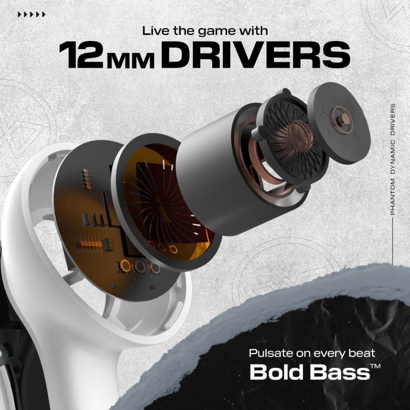 (Refurbished) Wings Phantom Earphones Wireless Earbuds with 50ms Low Latency 40Hrs Playtime,LED Battery Indicator, MEMS Mic Bluetooth 5.3, IPX5 Resistant, for Best Calling TWS in Ear Headphones (White) (Refurbished) Wings Phantom Earphones Wireless Earbuds with 50ms Low Latency 40Hrs Playtime,LED Battery Indicator, MEMS Mic Bluetooth 5.3, IPX5 Resistant, for Best Calling TWS in Ear Headphones (White)