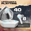 (Refurbished) Wings Phantom Pro Wireless Earphones in Ear Earbuds with Led Battery Indicator,50Mslow Latency,Bluetooth 5.3,40 Hours Playtime,Mems Mic,Ipx4 Resist,12Mm Driver,500Mah Case,Headphones (White TWS) (Refurbished) Wings Phantom Pro Wireless Earphones in Ear Earbuds with Led Battery Indicator,50Mslow Latency,Bluetooth 5.3,40 Hours Playtime,Mems Mic,Ipx4 Resist,12Mm Driver,500Mah Case,Headphones (White TWS)