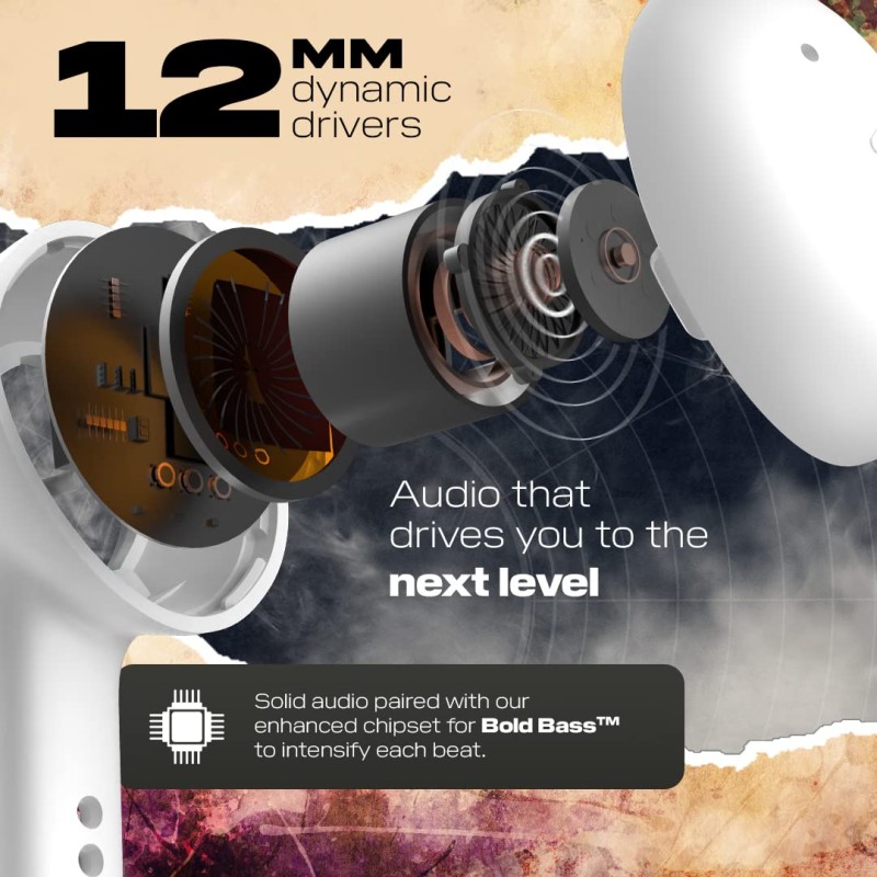 (Refurbished) Wings Phantom Pro Wireless Earphones in Ear Earbuds with Led Battery Indicator,50Mslow Latency,Bluetooth 5.3,40 Hours Playtime,Mems Mic,Ipx4 Resist,12Mm Driver,500Mah Case,Headphones (White TWS) (Refurbished) Wings Phantom Pro Wireless Earphones in Ear Earbuds with Led Battery Indicator,50Mslow Latency,Bluetooth 5.3,40 Hours Playtime,Mems Mic,Ipx4 Resist,12Mm Driver,500Mah Case,Headphones (White TWS)