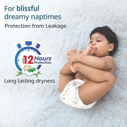 LuvLap Baby Diaper Pants M Size (Medium) , Pack of 72 Count, For babies of 7 to 12Kg with Aloe Vera Lotion for rash protection, with upto 12Hr protection