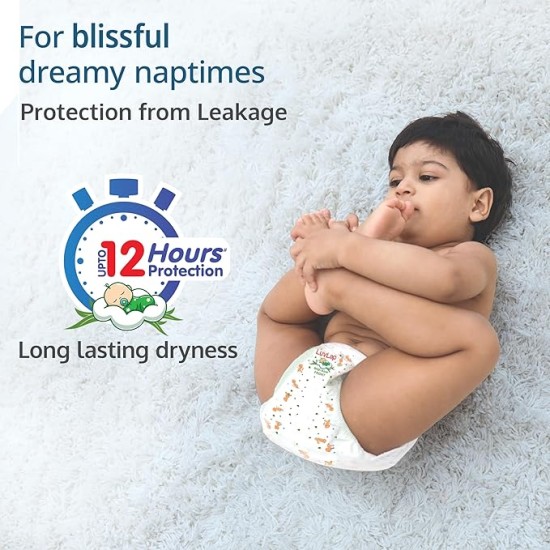 LuvLap Baby Diaper Pants M Size (Medium) , Pack of 72 Count, For babies of 7 to 12Kg with Aloe Vera Lotion for rash protection, with upto 12Hr protection