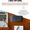 Poly Sync 10 USB Speakerphone - Two-in-One Portable Speaker for Audio/Video Conference Calls & Music - USB Powered - Works with Teams (Certified), Zoom & More - Dual-Mic, Full-Duplex Audio