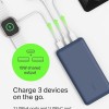 Belkin 20000 mAh Power Bank | Super Fast Charging | USB-C PD Port | 15W Charging for iPhone Series (16, 16 Pro Max), Samsung Galaxy, Google Pixel & More | 2 Years Warranty | Blue