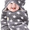 OYO BABY Blankets New Born Babies | Pack of 1, Super Soft Baby Wrapper Baby Sleeping Bag for Boys,Girls, Babies (76cm x 70cm, 0-6 Months, Fleece, skin friendly, Star Grey) OYO BABY Blankets New Born Babies | Pack of 1, Super Soft Baby Wrapper Baby Sleeping Bag for Boys,Girls, Babies (76cm x 70cm, 0-6 Months, Fleece, skin friendly, Star Grey)