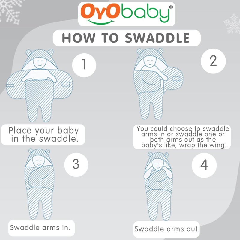 OYO BABY Blankets New Born Babies | Pack of 1, Super Soft Baby Wrapper Baby Sleeping Bag for Boys,Girls, Babies (76cm x 70cm, 0-6 Months, Fleece, skin friendly, Star Grey) OYO BABY Blankets New Born Babies | Pack of 1, Super Soft Baby Wrapper Baby Sleeping Bag for Boys,Girls, Babies (76cm x 70cm, 0-6 Months, Fleece, skin friendly, Star Grey)