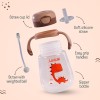 LuvLap Baby Bite Resistant Soft Silicone Straw Sipper Cup with Handle, with Weighted Straw, Sippy Cup with Anti Spill Lock, BPA Free, 6m+, 300 ml, Brown LuvLap Baby Bite Resistant Soft Silicone Straw Sipper Cup with Handle, with Weighted Straw, Sippy Cup with Anti Spill Lock, BPA Free, 6m+, 300 ml, Brown