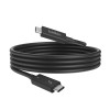 (Refurbished) Belkin Active Thunderbolt 4 Cable (2M 6.6FT), USB Type C Connection with 100W Power Delivery PD Enabled, USB 4 Compliant and Compatible with TB3 Compatible with MacBook Pro, eGPU, and More? ?, Black