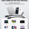 (Refurbished) Belkin Active Thunderbolt 4 Cable (2M 6.6FT), USB Type C Connection with 100W Power Delivery PD Enabled, USB 4 Compliant and Compatible with TB3 Compatible with MacBook Pro, eGPU, and More? ?, Black