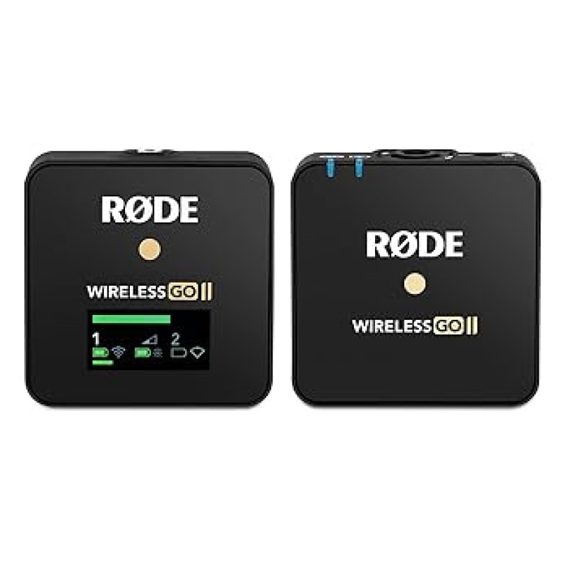 Rode Wireless GO II Single Channel Wireless Microphone System, Black Rode Wireless GO II Single Channel Wireless Microphone System, Black