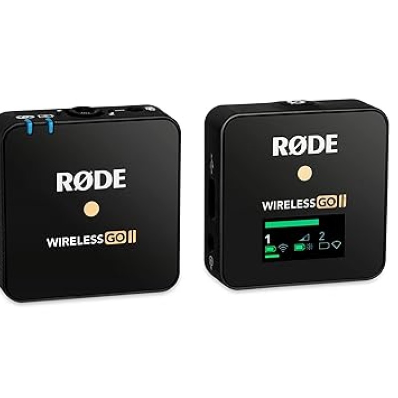 Rode Wireless GO II Single Channel Wireless Microphone System, Black Rode Wireless GO II Single Channel Wireless Microphone System, Black