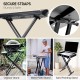 TECHTEST Adjustable Piano Stand X Type Adjustable Keyboard Stand Dual Braced Support Legs with Locking Straps