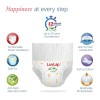 LuvLap Baby Diaper Pants Small (SM) 4-8Kg, with Aloe Vera Lotion for rash protection, with upto 12Hr protection, Super Jumbo Pack of 78x2=156 LuvLap Baby Diaper Pants Small (SM) 4-8Kg, with Aloe Vera Lotion for rash protection, with upto 12Hr protection, Super Jumbo Pack of 78x2=156