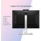 HP M24 23.8-inch(60.45 cm) LED 1923 x 1080 Pixels FHD IPS 3-Sided Micro-Edge Monitor, AMD FreeSync, 5 MP Webcam, 75Hz, 99% sRGB, 1xHDMI 1.4, 300 nits(459J4AA), M24 Webcam Monitor, Black