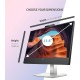 HP M24 23.8-inch(60.45 cm) LED 1923 x 1080 Pixels FHD IPS 3-Sided Micro-Edge Monitor, AMD FreeSync, 5 MP Webcam, 75Hz, 99% sRGB, 1xHDMI 1.4, 300 nits(459J4AA), M24 Webcam Monitor, Black