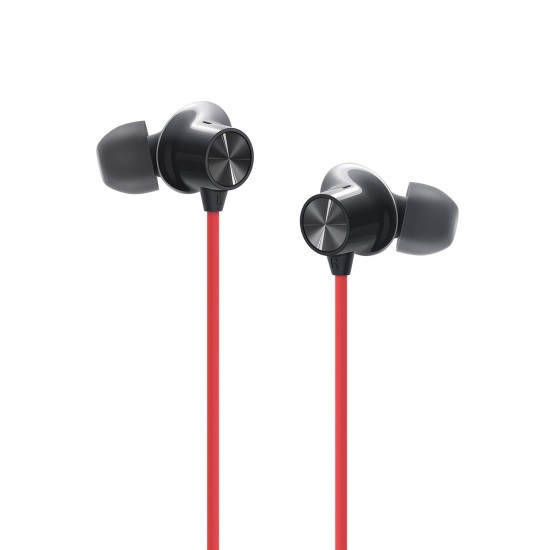 Oneplus Bullets Wireless Z Bass Edition Bluetooth in Ear Earphones with mic, Launched in October 2020 (Reverb Red)