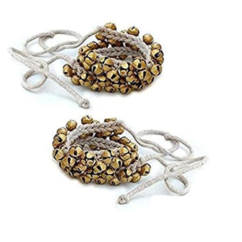 UAPAN MetalCraft Ghungroo White Cotton String (25+25(1.4 cm)) UAPAN MetalCraft Ghungroo White Cotton String (25+25(1.4 cm))