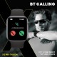 FLiX (Beetel) S12 Pro Talkon Smart Watch Bluetooth Calling,1.54" Touch Color Display 2.5D Glass,IPX65,Real Time 24x7(Heart Rate Tracking,Body Temp) Multiple Watch-faces,Sports Mode,Standby Upto 25Days