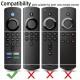 ETUZI Silicone Remote Cover Compatible for Fire TV Stick (3rd Gen, 2021) with All-New Alexa Voice Remote Case (Remote Not Included) (Black)