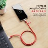 boAt Type C A750 6.5A Flat Super Fast Charging Cable w/Stress Resistance, Upto 65W/6.5Amp & Compatible w/Xiaomi, Oneplus, Samsung, Vivo, Oppo, 480 Mbps Data Transmission Speed(Radiant Red), 1.5M boAt Type C A750 6.5A Flat Super Fast Charging Cable w/Stress Resistance, Upto 65W/6.5Amp & Compatible w/Xiaomi, Oneplus, Samsung, Vivo, Oppo, 480 Mbps Data Transmission Speed(Radiant Red), 1.5M