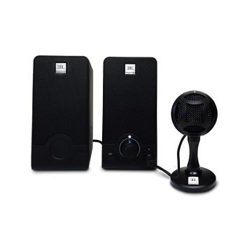 WFH100 USB Mic & Speaker Bundle for Content Creation, Online Classes, Online Workshops, Black