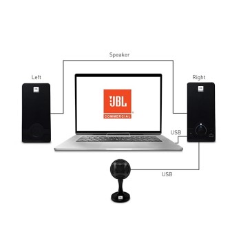 WFH100 USB Mic & Speaker Bundle for Content Creation, Online Classes, Online Workshops, Black WFH100 USB Mic & Speaker Bundle for Content Creation, Online Classes, Online Workshops, Black