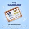 Chicco Baby Moments Bathing Soap for Babies with Almond & Olive Oil, 125g (Buy 3 Get 1 Free)| Nourished & Moisturized Skin| No Parabens | Dermatologically Tested on