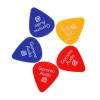 Gamma Audio Guitar Plectrums Pick Set Triangle Guitar Finger Pick|Multicolor |Pack of 3