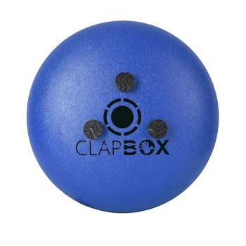 Clapbox Steel Tongue Drum - 10 Inches, with Padded Bag and Mallets (Blue)