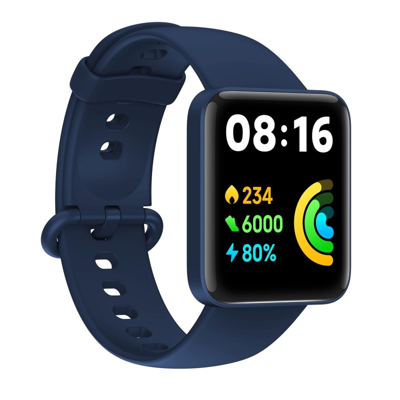 Redmi Watch 2 Lite - 3.94 cm Large HD Edge Display, Multi-System Standalone GPS, Continuous SpO2, Stress & Sleep Monitoring, 24x7 HR, 5ATM, 120+ Watch Faces, 100+ Sports Modes, Women's Health, Blue Redmi Watch 2 Lite - 3.94 cm Large HD Edge Display, Multi-System Standalone GPS, Continuous SpO2, Stress & Sleep Monitoring, 24x7 HR, 5ATM, 120+ Watch Faces, 100+ Sports Modes, Women's Health, Blue