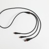 itel Two in One Charging Cable with Dual Micro + Micro, 2.1A Output and 1.2 Meter Length (Black)