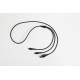 itel Two in One Charging Cable with Dual Micro + Micro, 2.1A Output and 1.2 Meter Length (Black)