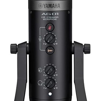 YAMAHA AG01 Live Streaming USB Microphone - AG01 B
