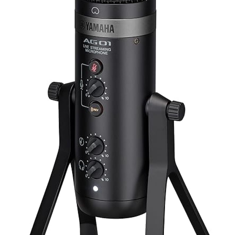 YAMAHA AG01 Live Streaming USB Microphone - AG01 B YAMAHA AG01 Live Streaming USB Microphone - AG01 B