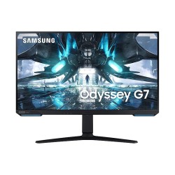 Samsung 28-inch(70.85cm) 4K Gaming, UHD, IPS, 144 Hz, 1ms, Flat Monitor, HAS, Bezel-Less, HDR400, G-Sync Compatible, FreeSync Premium, (LS28AG700NWXXL, Black)