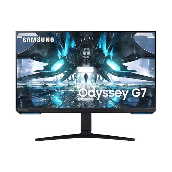 Samsung 28-inch(70.85cm) 4K Gaming, UHD, IPS, 144 Hz, 1ms, Flat Monitor, HAS, Bezel-Less, HDR400, G-Sync Compatible, FreeSync Premium, (LS28AG700NWXXL, Black)