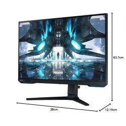 Samsung 28-inch(70.85cm) 4K Gaming, UHD, IPS, 144 Hz, 1ms, Flat Monitor, HAS, Bezel-Less, HDR400, G-Sync Compatible, FreeSync Premium, (LS28AG700NWXXL, Black)