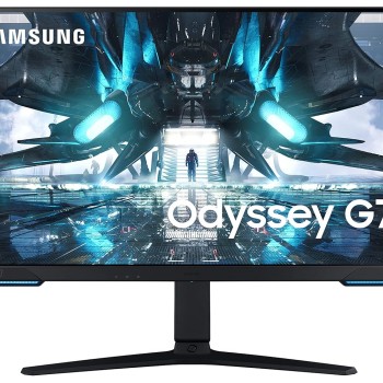 (Refurbished) Samsung 28-inch(70.85cm) 4K Gaming, UHD, IPS, 144 Hz, 1ms, Flat Monitor, HAS, Bezel-Less, HDR400, G-Sync Compatible, FreeSync Premium, (LS28AG700NWXXL, Black)